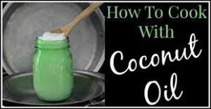 Cook using coconut oil with vibrant taste