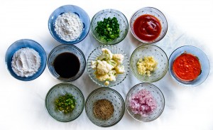 Ingredients required for making Gobi Manchurian