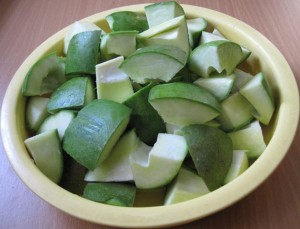 Mango preparation process step 1