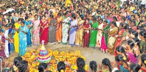 Bathukamma - a festival of flowers