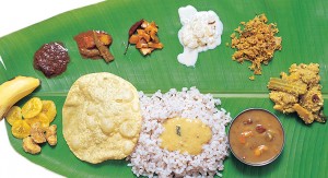 Traditional Kerala cuisine