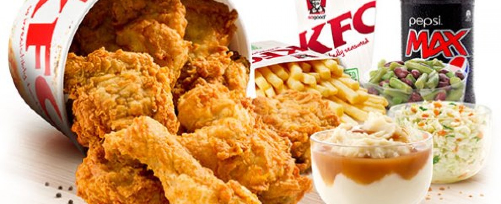 Kentucky Fried Chicken: finger lickin’ good