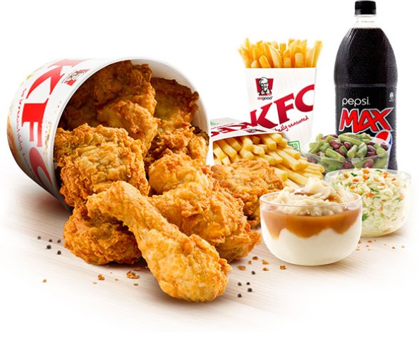 Kentucky Fried Chicken: finger lickin’ good