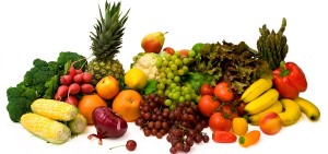 fruits and veggies border