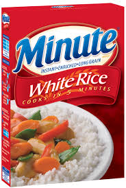 white instant rice