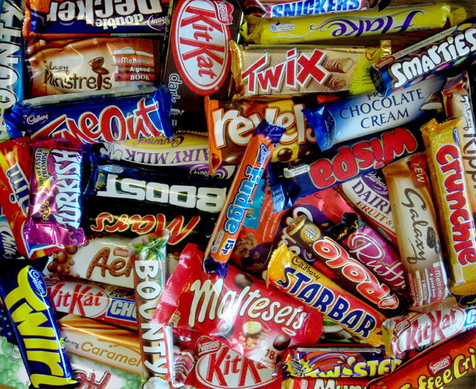 All The Candy Bars In The World