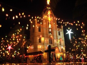 Churches in Kerala during Christmas