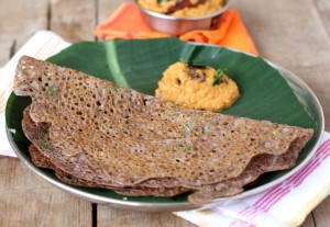 ragi wheat dosa